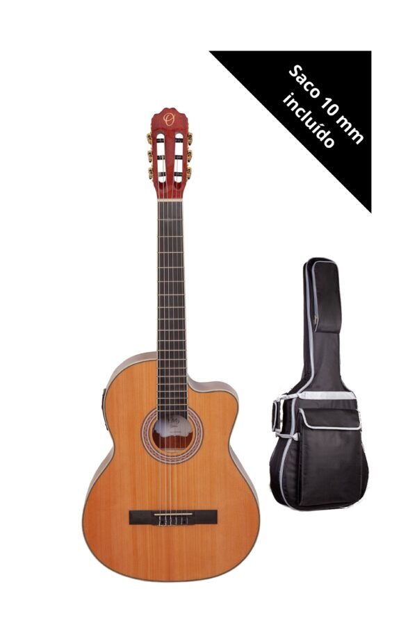 Guitarra Clássica Ortiz CE Gloss (saco 10mm incluído)