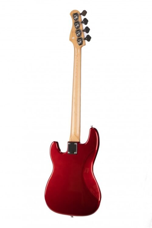 Beckman Guitarra Baixo Metallic Red