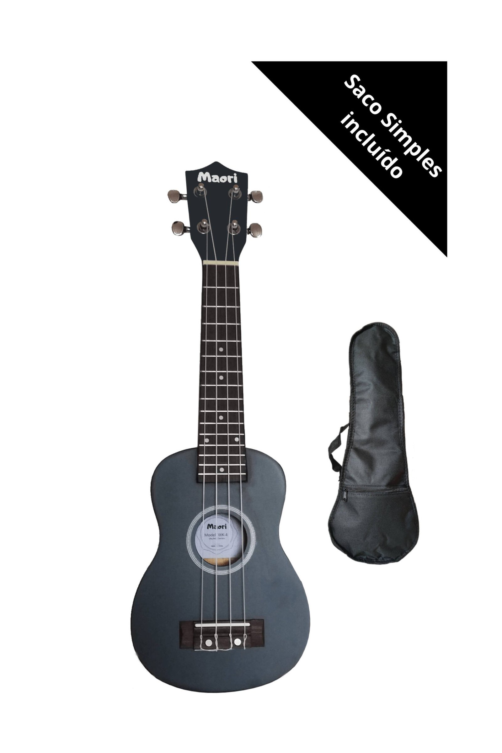 Ukulele Maori Black