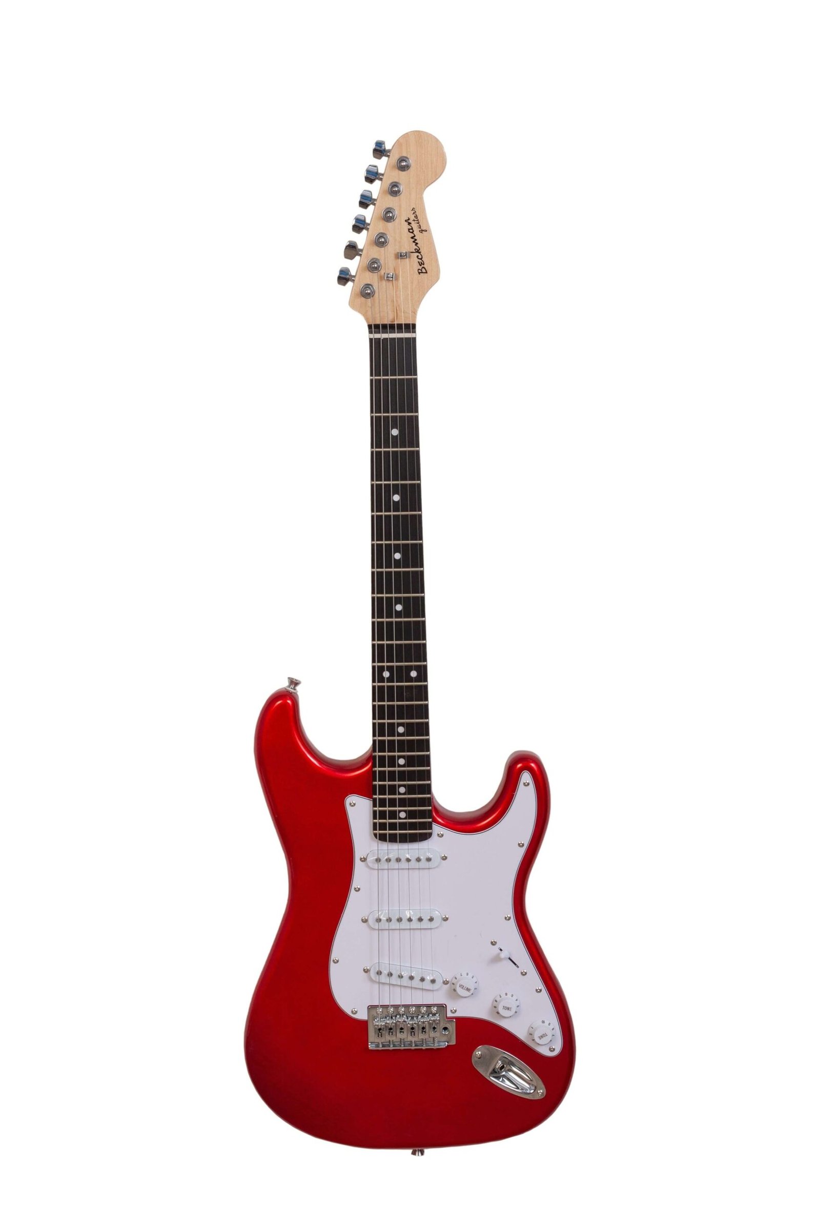 Beckman Guitarra Elétrica Stratocaster Metallic Red