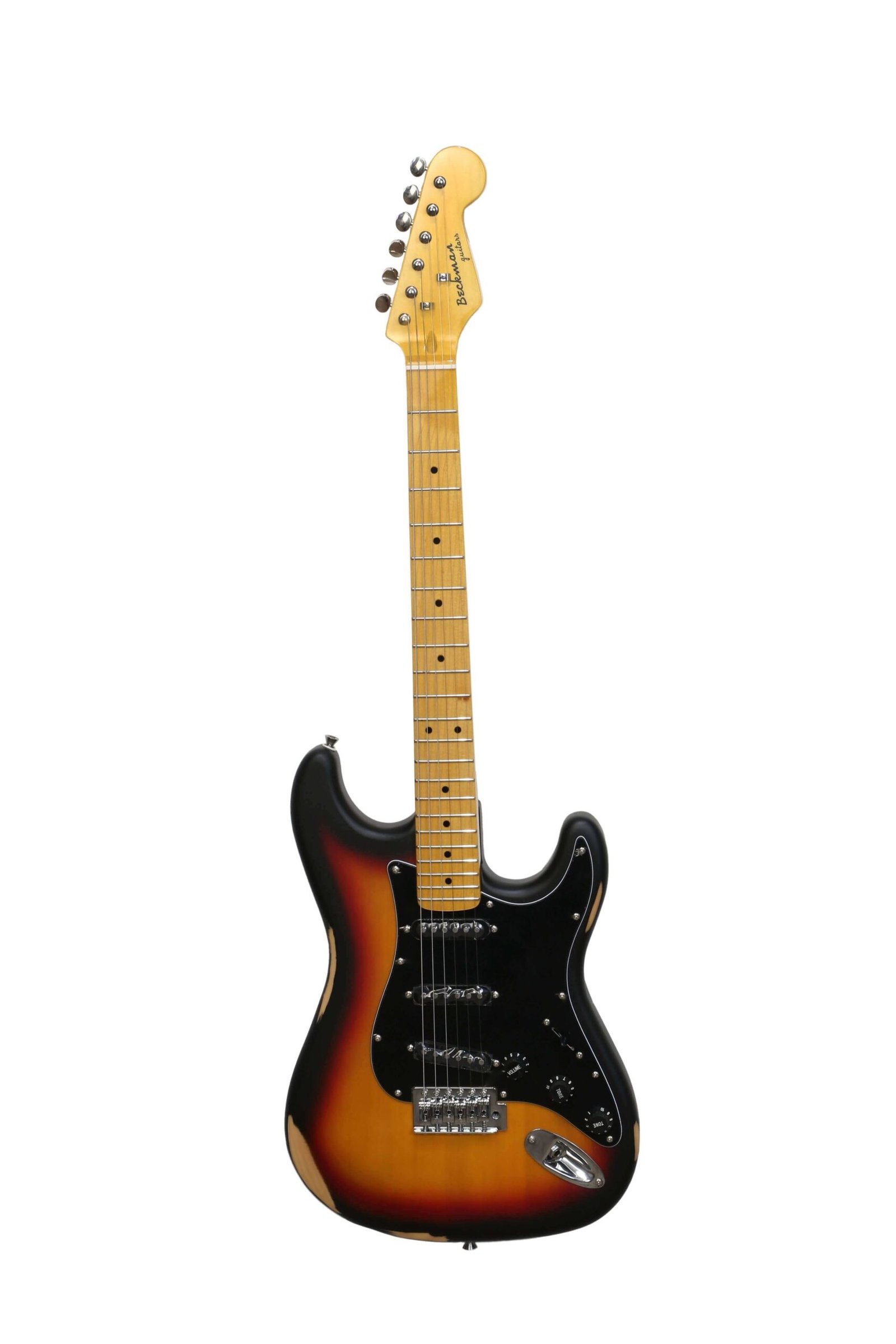 Beckman Guitarra Elétrica Stratocaster Relic Sunburst
