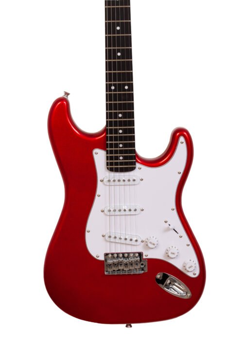 Beckman Guitarra Elétrica Stratocaster Metallic Red