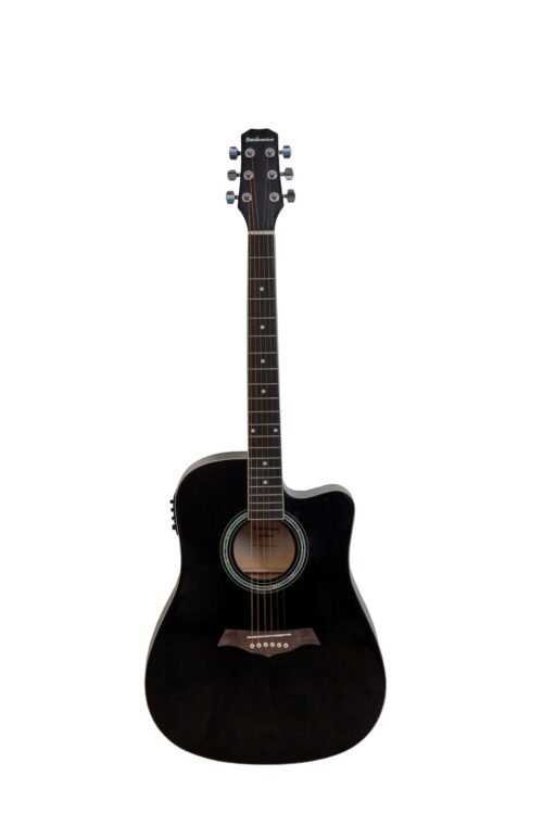 Beckman Guitarra Eletroacústica Dreadnought Cutaway Black