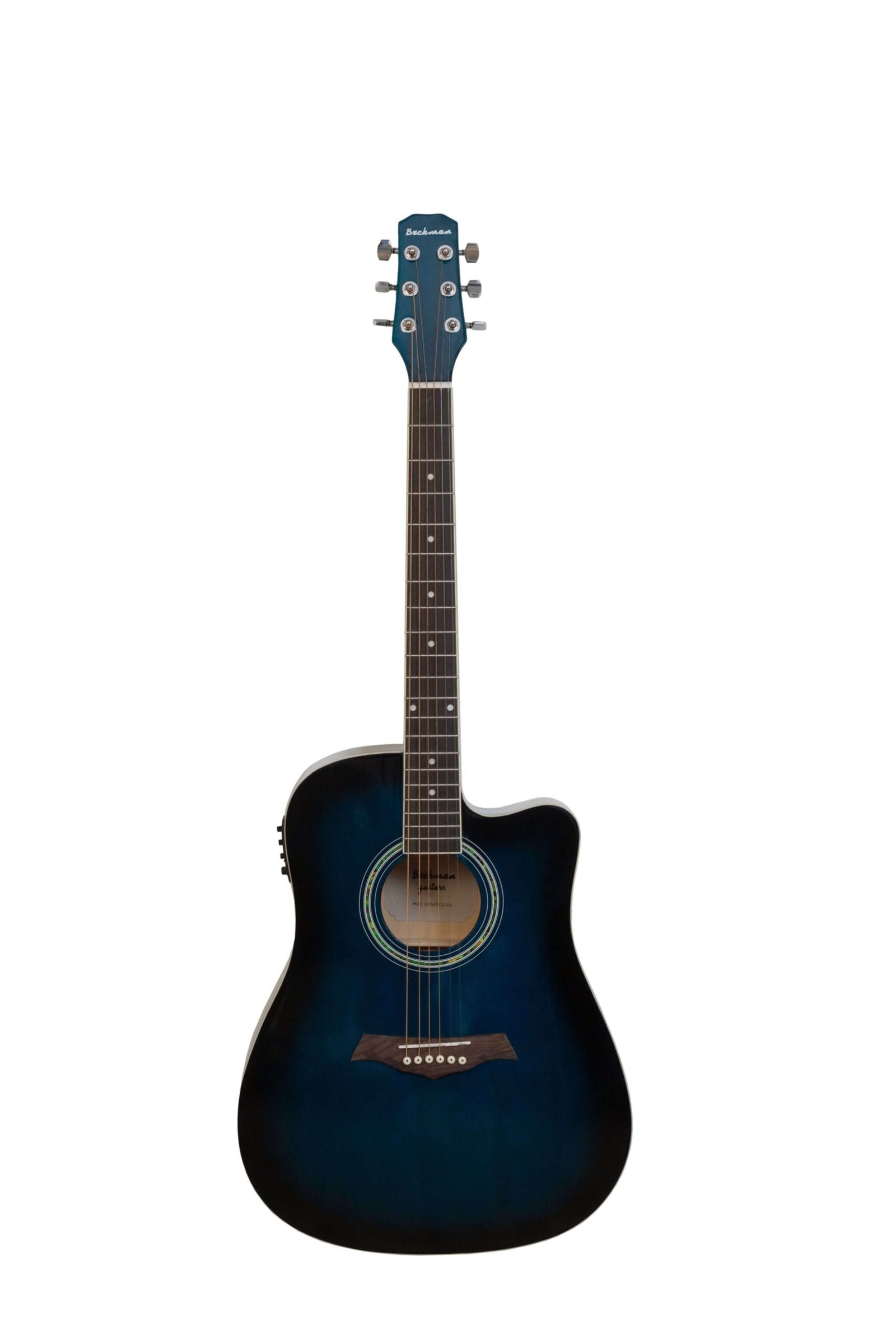 Beckman Guitarra Eletroacústica Dreadnought Cutaway Blueburst