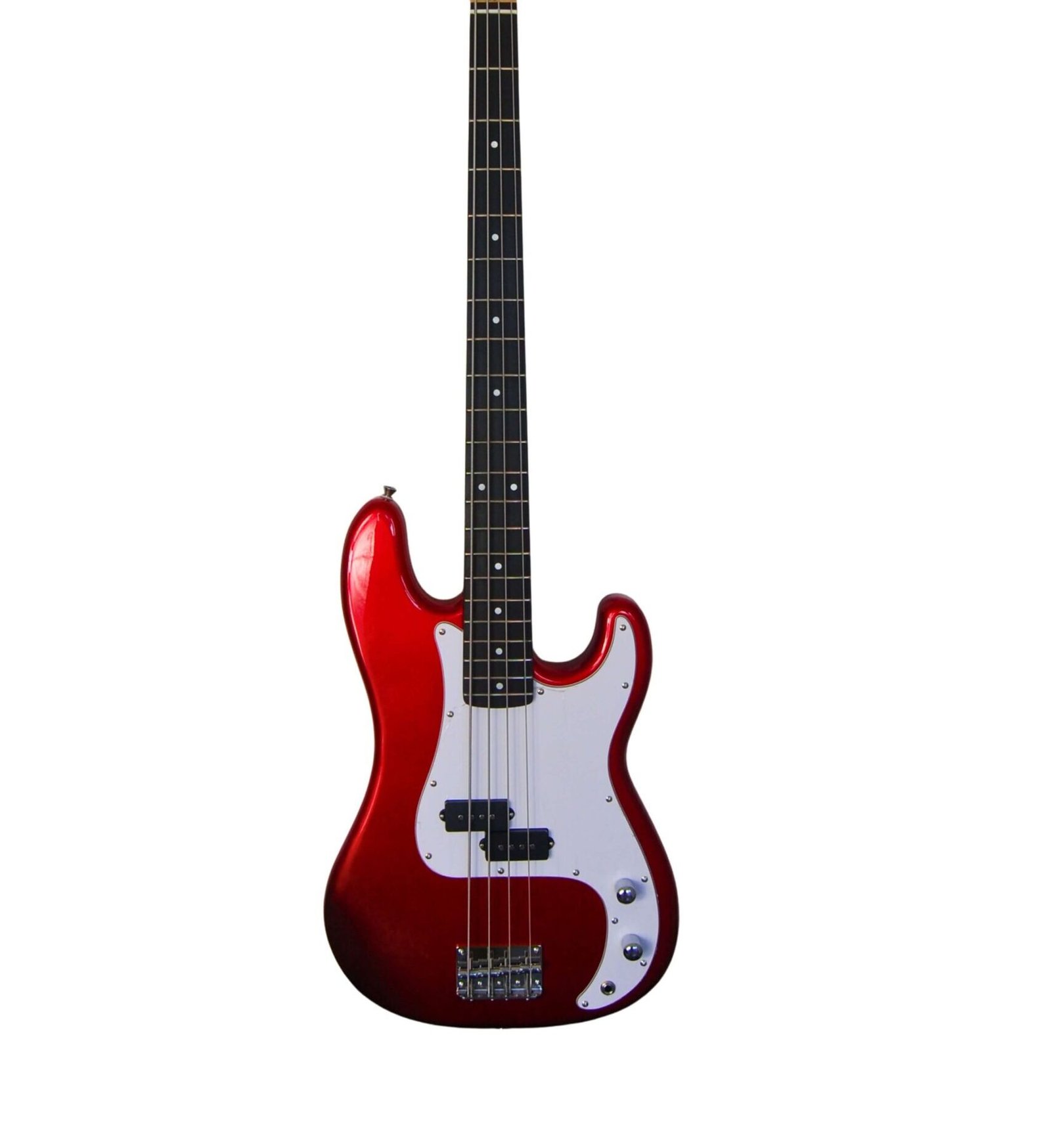 Beckman Guitarra Baixo Metallic Red