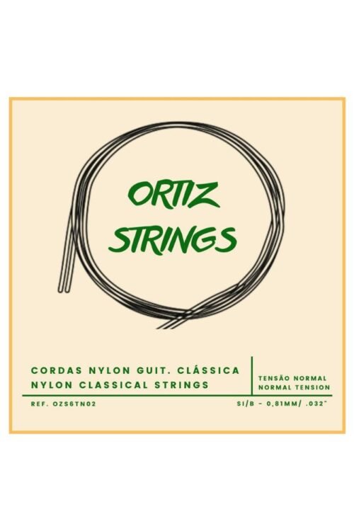 Cordas Clássica Ortiz Strings Ind. SI/B 0.81mm 0.32