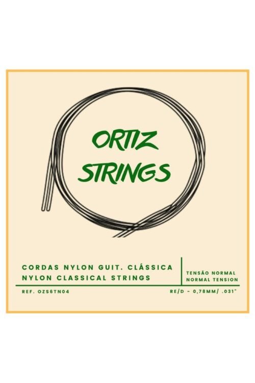 Cordas Clássica Ortiz Strings Ind. RE/D 0,78mm 0.31