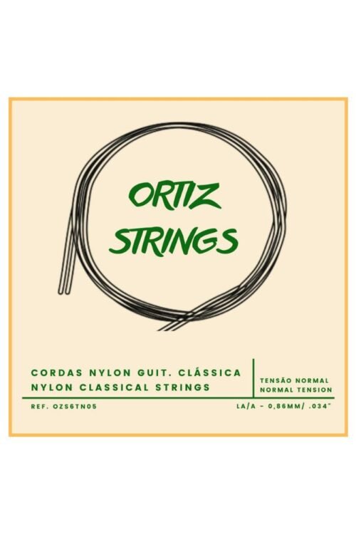 Cordas Clássica Ortiz Strings Ind. LA/A 0,86mm 0.34
