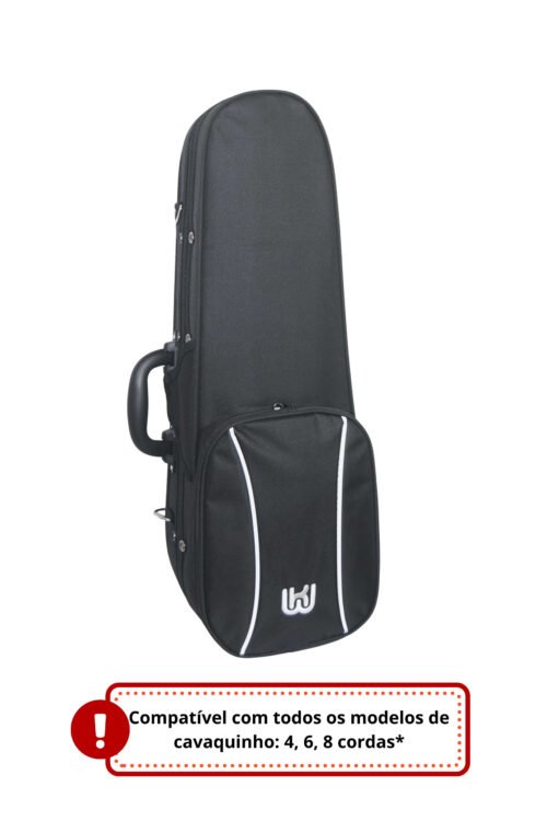 Estojo Cavaquinho/Ukulele Pro Semi Rígido WK_Cases
