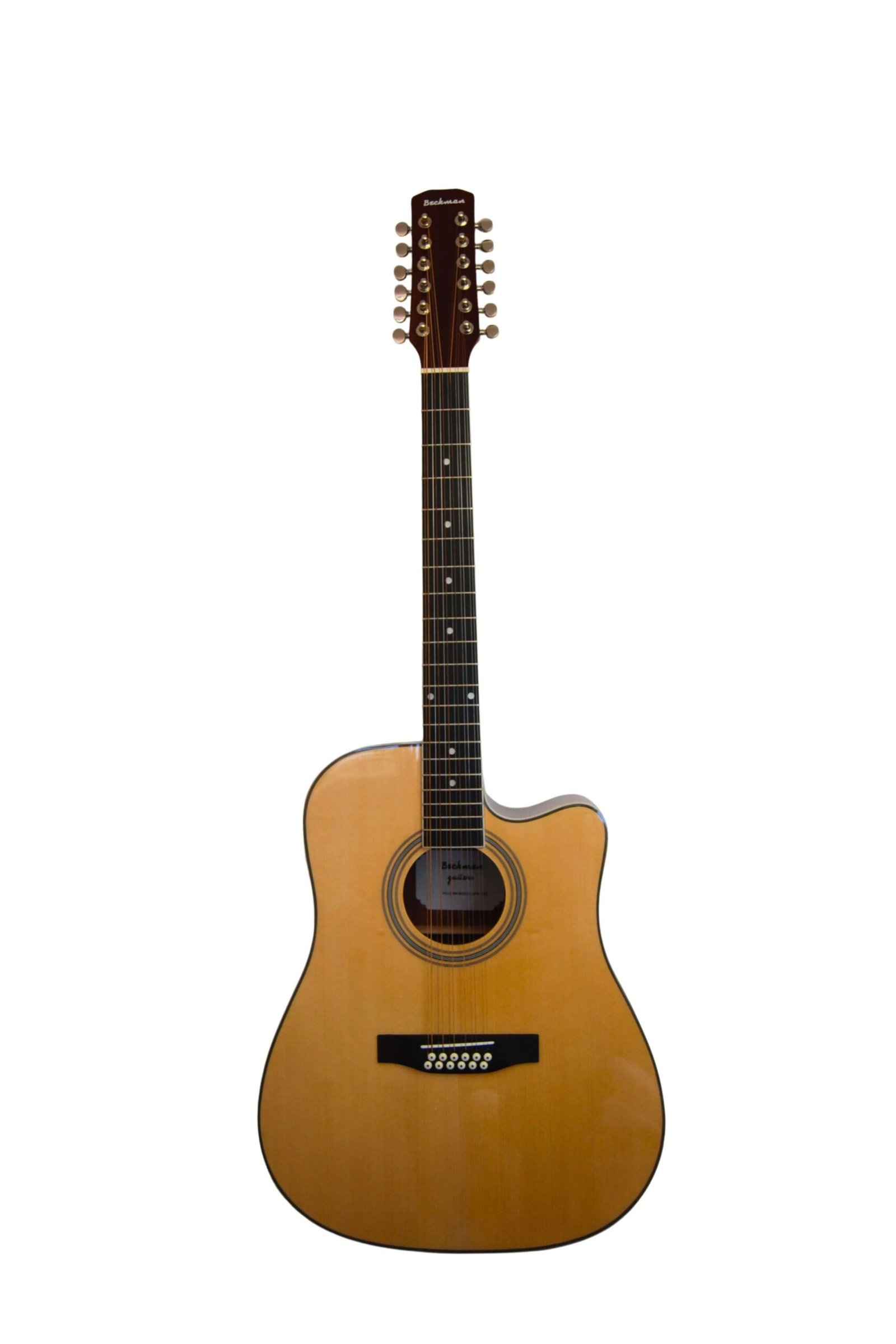 Beckman Guitarra Eletroacústica Dreadnought Cutaway Spruce 12 Cordas